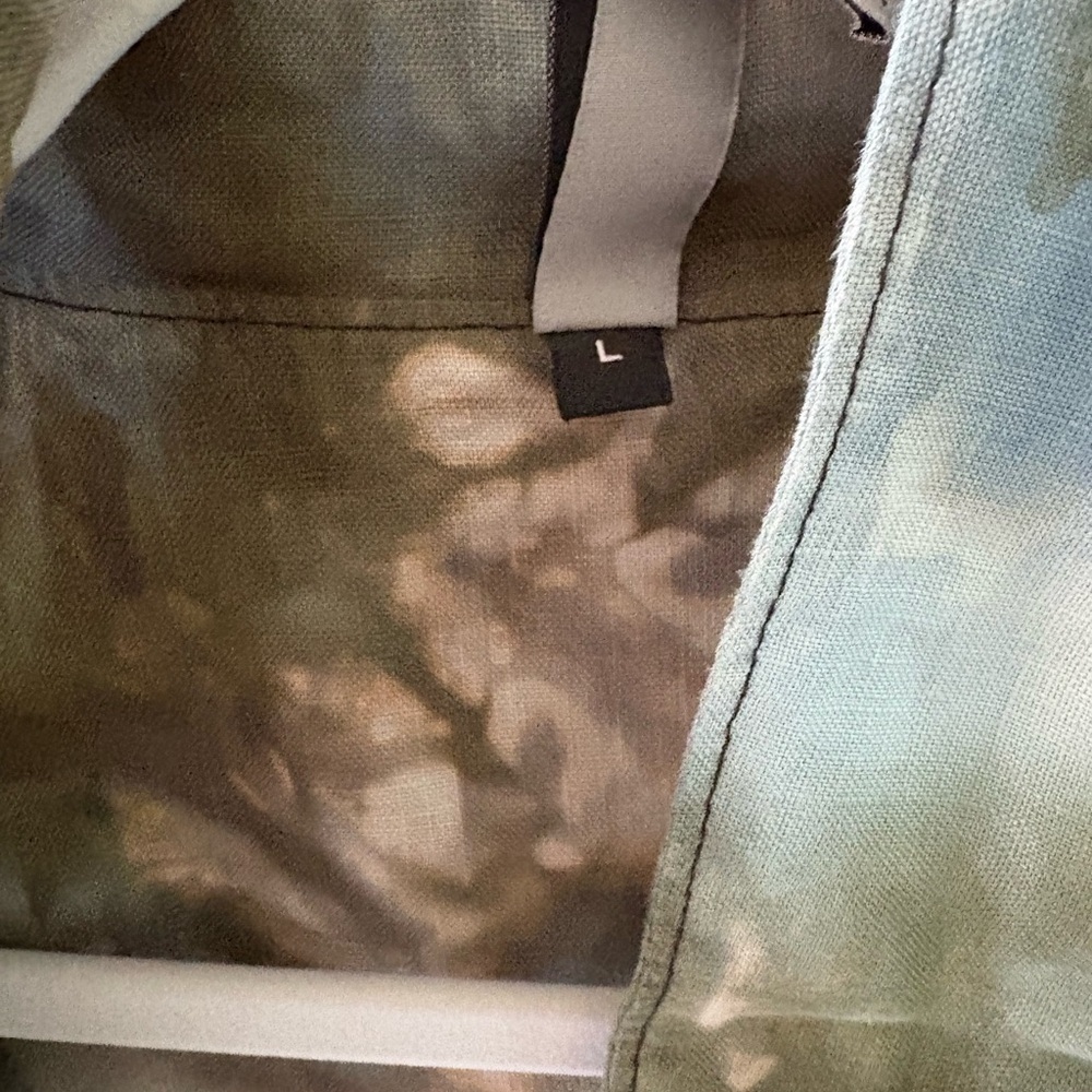 CYNTHIA ASHBY Tie Dye Shirt Jacket Size Large Oversized (Plus Sized) - Picture 9 of 16